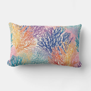 Coussin Rectangle Rainbow Sea Fan Garden - Jeu d'oreiller