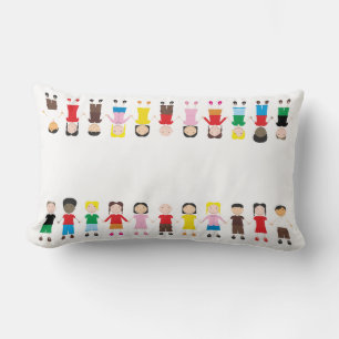 Coussin Rectangle Rangée Enfants