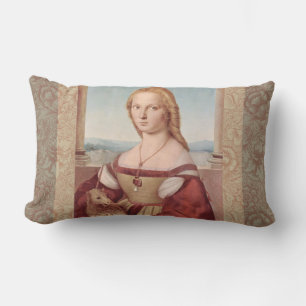 Coussin Rectangle Raphael Dame et la Licorne Classique beaux-arts