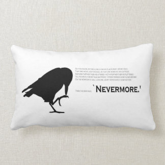 Coussin Rectangle Raven se reposent plus jamais