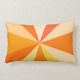 Coussin Rectangle Rayons 60s géométriques géniaux modernes d'art de
