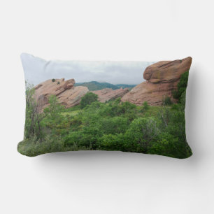 Coussin Rectangle Red Rocks Ridge Mountains et Valley