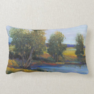 Coussin Rectangle Réflexion de l'arbre II