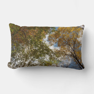 Coussin Rectangle Regard sur les feuilles d'automne II Automne Natur