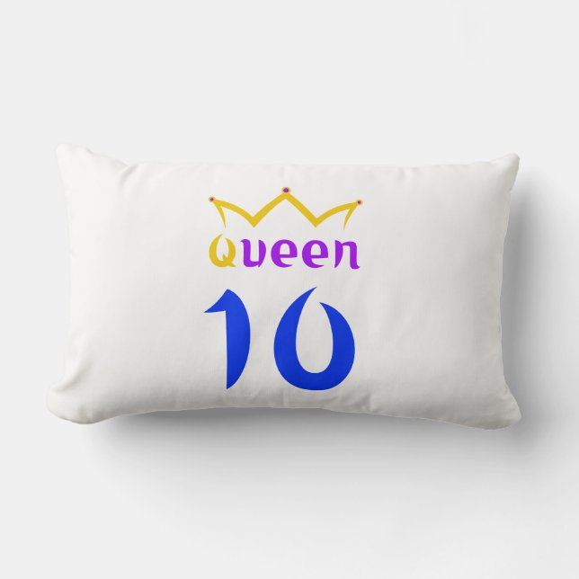 Coussin Rectangle Reine 10 (Recto)