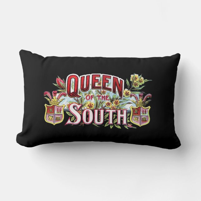 Coussin Rectangle Reine du Sud (Recto)