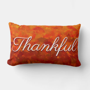 Coussin Rectangle Remerciements Automne Feuilles d'automne Thanksgiv