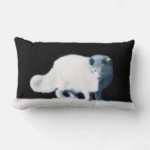 Coussin Rectangle Renard arctique