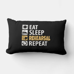 Coussin Rectangle Répétition de la répétition du sommeil - Citations