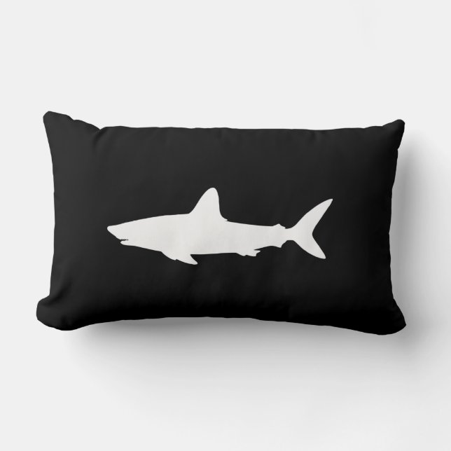 Coussin Rectangle Requin qui Nage (Recto)