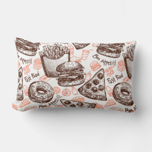 Coussin Rectangle Restauration rapide
