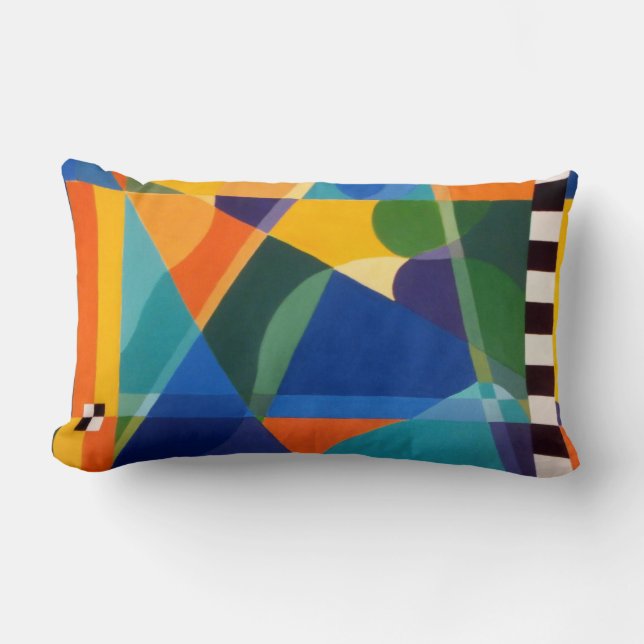 Coussin Rectangle Résumé - acclamations (Recto)