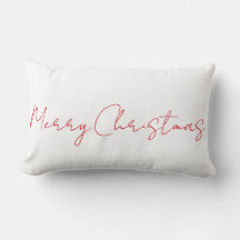 Réversible Joyeux Noël Rouge Blanc Minimaliste