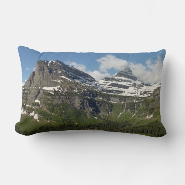 Coussin Rectangle Reynolds Mountain et Reynolds Creek Valley (Recto)