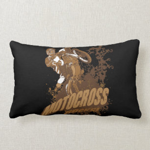 Coussin Rectangle Roches de motocross !