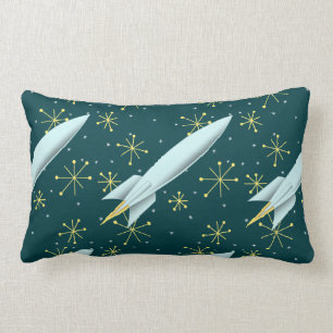 Coussin Rectangle Rocket atomique