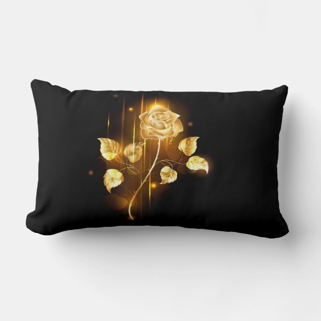 Coussin Rectangle Rose d'or ( rose d'or ) (Recto)