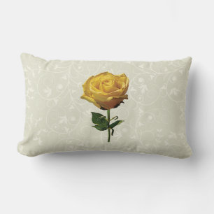 Coussin Rectangle Rose jaune