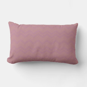 Coussin Rectangle Rose, simple, moderne, cool, motif en zigzag tenda