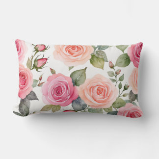 Coussin Rectangle Roses défraîchis