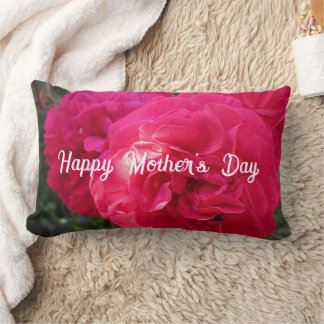 Coussin Rectangle Roses roses chauds - Fête des mères personnalisée