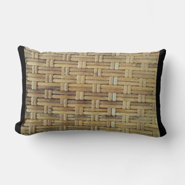 Coussin Rectangle Rotin (Recto)