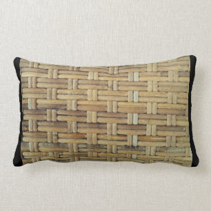 Coussin Rectangle Rotin