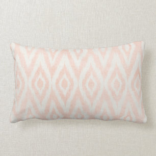 Coussin Rectangle Rougissent la copie peinte géométrique d'Ikat