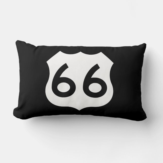 Coussin Rectangle Route 66 (Recto)