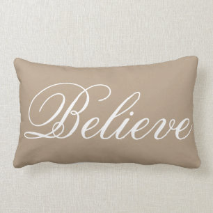 Coussin Rectangle Rustic Burp Noël Croire vacances