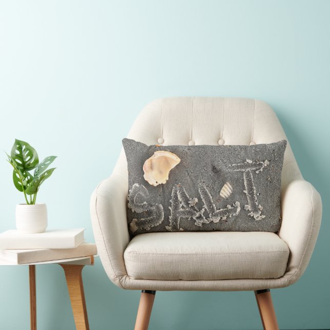 Coussin Rectangle Sable d'Oreiller à jet de sel (Chaise)