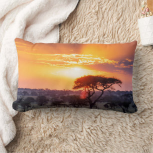 Coussin Rectangle Safari dans le Parc National du Serengeti