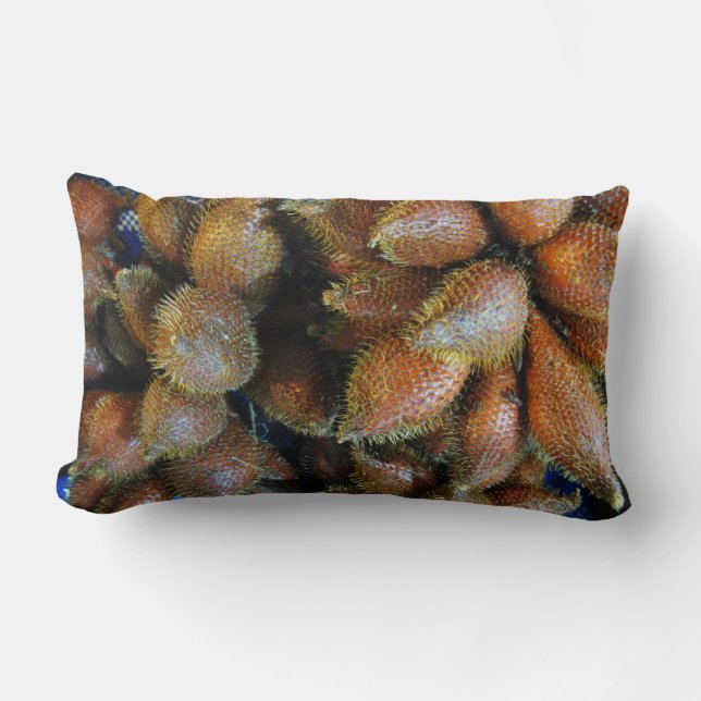 Coussin Rectangle Salak [Fruit de serpent] (Recto)