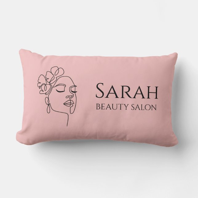 Coussin Rectangle Salon de beauté (Recto)