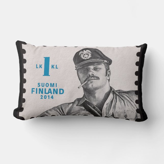 Coussin Rectangle Salon Tom de Finlande (Recto)