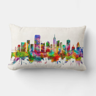Coussin Rectangle San Francisco California Skyline