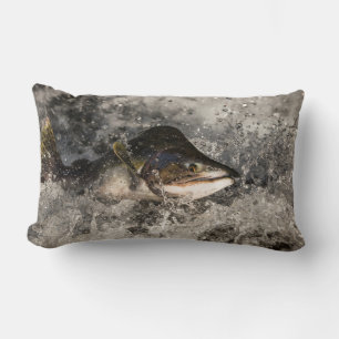 Coussin Rectangle Saumon de saut