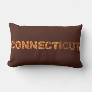 Coussin Rectangle Se connecter dans Connecticut Feuilles d'automne J