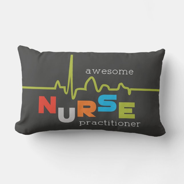 Coussin Rectangle Semaine nationale des infirmières praticiennes gén (Recto)