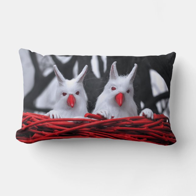 Coussin Rectangle Semences dans le sable (Recto)