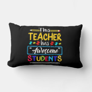 Coussin Rectangle Sensibilisation sur l'autisme CET ENSEIGNANT A DES
