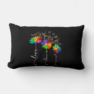 Coussin Rectangle Sensibilisation sur l'autisme Chemise Live Amour A