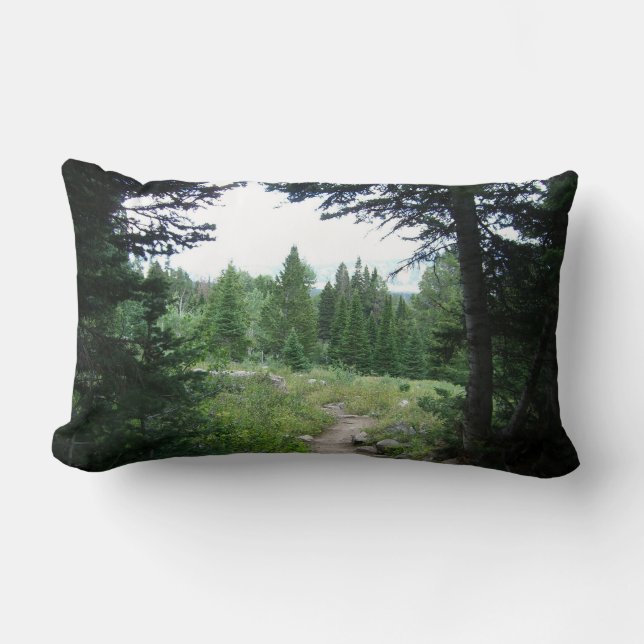 Coussin Rectangle Sentier Grand Teton (Recto)