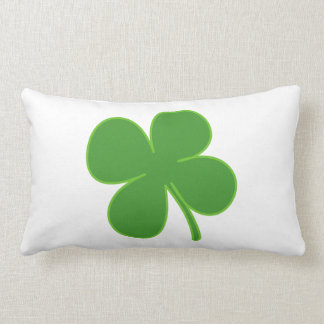 Coussin Rectangle Shamrock irlandais