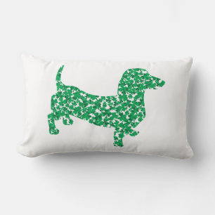 Coussin Rectangle Shamrock Jour de la Saint Patrick Doxie
