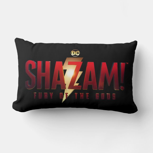 Coussin Rectangle SHAZAM ! Furie des dieux | Logo Fury of the Gods (Recto)