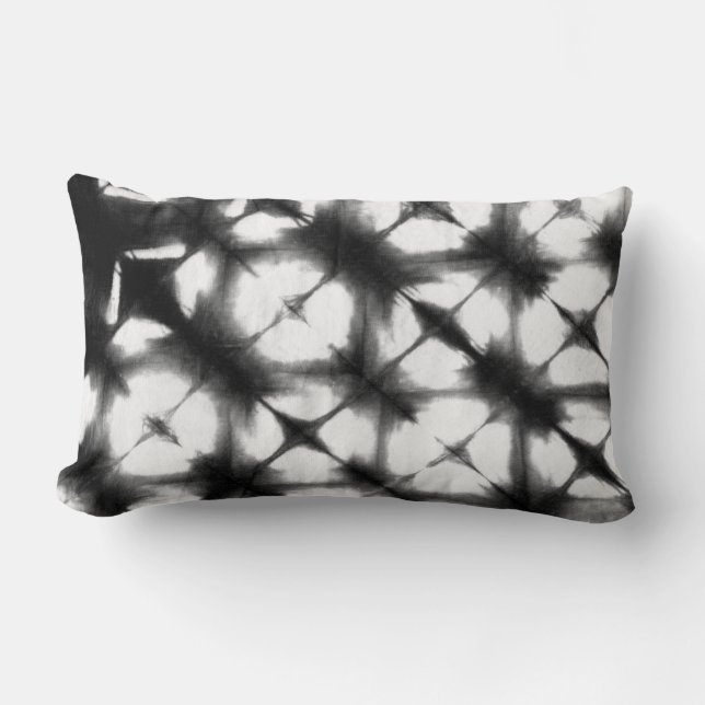 Coussin Rectangle Shibori I graphique (Recto)