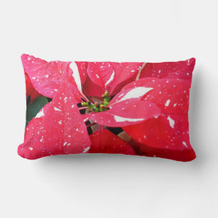 Coussin Rectangle Shimmer Star Surprise Poinsettia vacances Florale