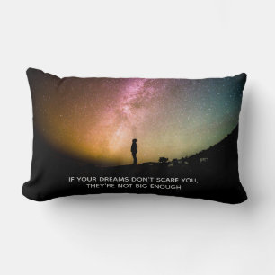 Coussin Rectangle Si tes rêves ne te font pas peur