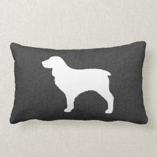 Coussin Rectangle Silhouette d'épagneul de Boykin